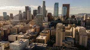 view of downtown Los Angeles